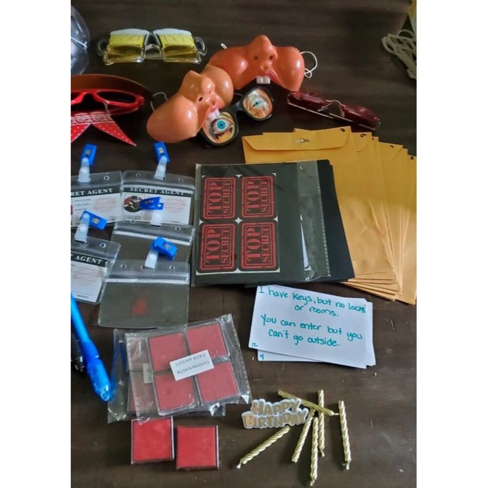 Spy Themed Party Kit